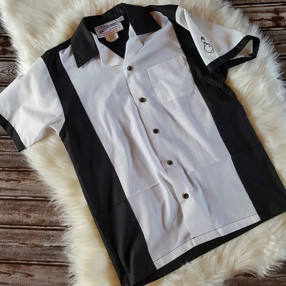 Vintage Tops - Vintage Cruisin USA Bowlers Shirt